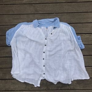 Free people button-up blouse